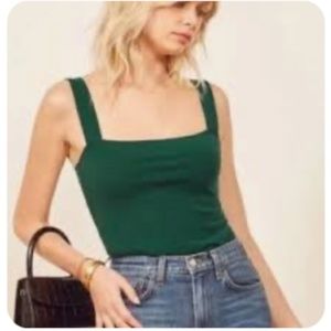 Reformation Jeans Ribbed Tank Top (M)